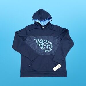 NFL Tennessee Titans Team Apparel Mens XL Hoodie Sweatshirt Navy Blue
